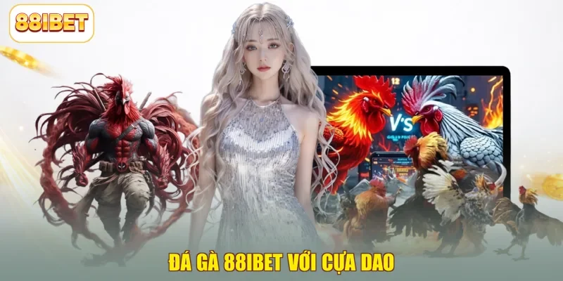 Đá gà 88ibet với cựa dao