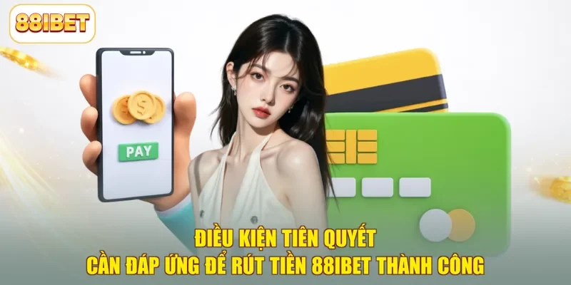 Điều kiện tiên quyết cần đáp ứng để rút tiền 88ibet thành công
